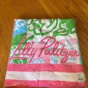Lilly Pulitzer Pink, Green and Blue Signature Beach Towel